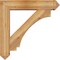 Ekena Millwork Imperial Arts and Crafts Rough Sawn Bracket w/ Offset Brace, Western Red Cedar, 8"W x 38"D x 38"H BKT0806X38X38IMP03RWR - alternate 2